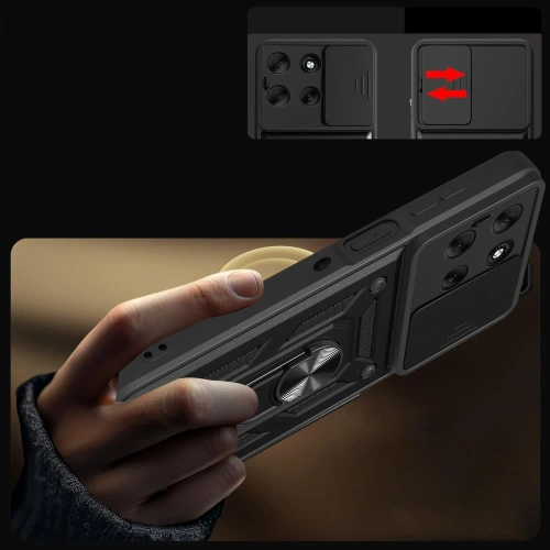 Etui Tech-Protect Camshield Pro do Motorola Moto G56 5G Black