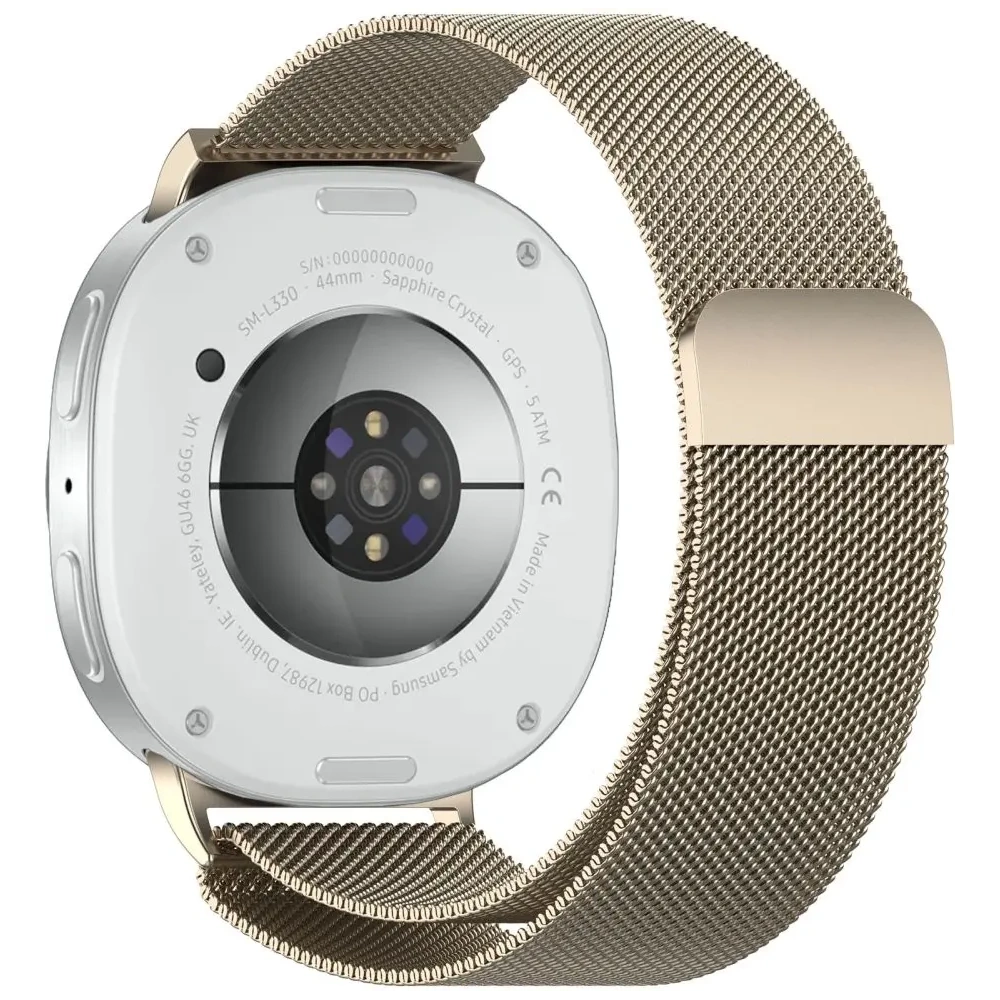 Pasek Tech-Protect Milaneseband do Samsung Galaxy Watch 8 / Classic 40/44/46mm Starlight