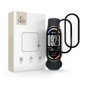 Szkło hybrydowe Tech-Protect Glass Flex+ do Xiaomi Smart Band 10 / 10 NFC Black [2 PACK]