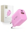 Ładowarka sieciowa Tech-Protect NCA20 USB-A, USB-C Network Charger PD 20W / QC3.0 Baby Pink