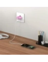 Ładowarka sieciowa Tech-Protect NCA20 USB-A, USB-C Network Charger PD 20W / QC3.0 Baby Pink