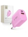 Ładowarka sieciowa Tech-Protect NCA30 USB-A, USB-C Network Charger PD 30W / QC3.0 Baby Pink