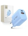 Ładowarka sieciowa Tech-Protect NCA30 USB-A, USB-C Network Charger PD 30W / QC3.0 Baby Blue