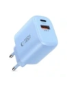 Ładowarka sieciowa Tech-Protect NCA30 USB-A, USB-C Network Charger PD 30W / QC3.0 Baby Blue