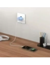 Ładowarka sieciowa Tech-Protect NCA30 USB-A, USB-C Network Charger PD 30W / QC3.0 Baby Blue