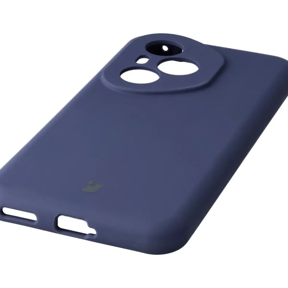 Silikonowe etui Bizon Soft Case do Honor 400 Pro ciemnoniebieskie