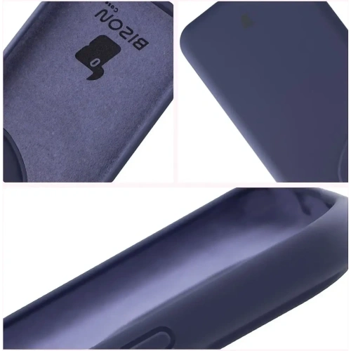 Silikonowe etui Bizon Soft Case do Honor 400 Pro ciemnoniebieskie