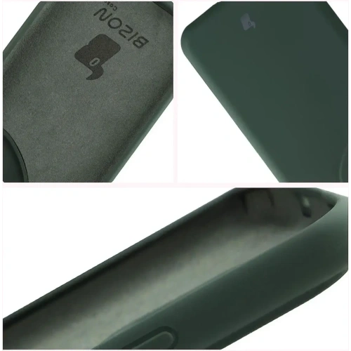 Silikonowe etui Bizon Soft Case do Honor 400 Pro ciemnozielone