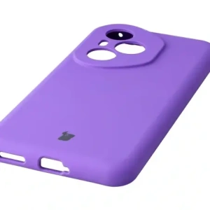 Silikonowe etui Bizon Soft Case do Honor 400 Pro fioletowe