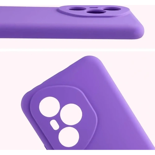 Silikonowe etui Bizon Soft Case do Honor 400 Pro fioletowe