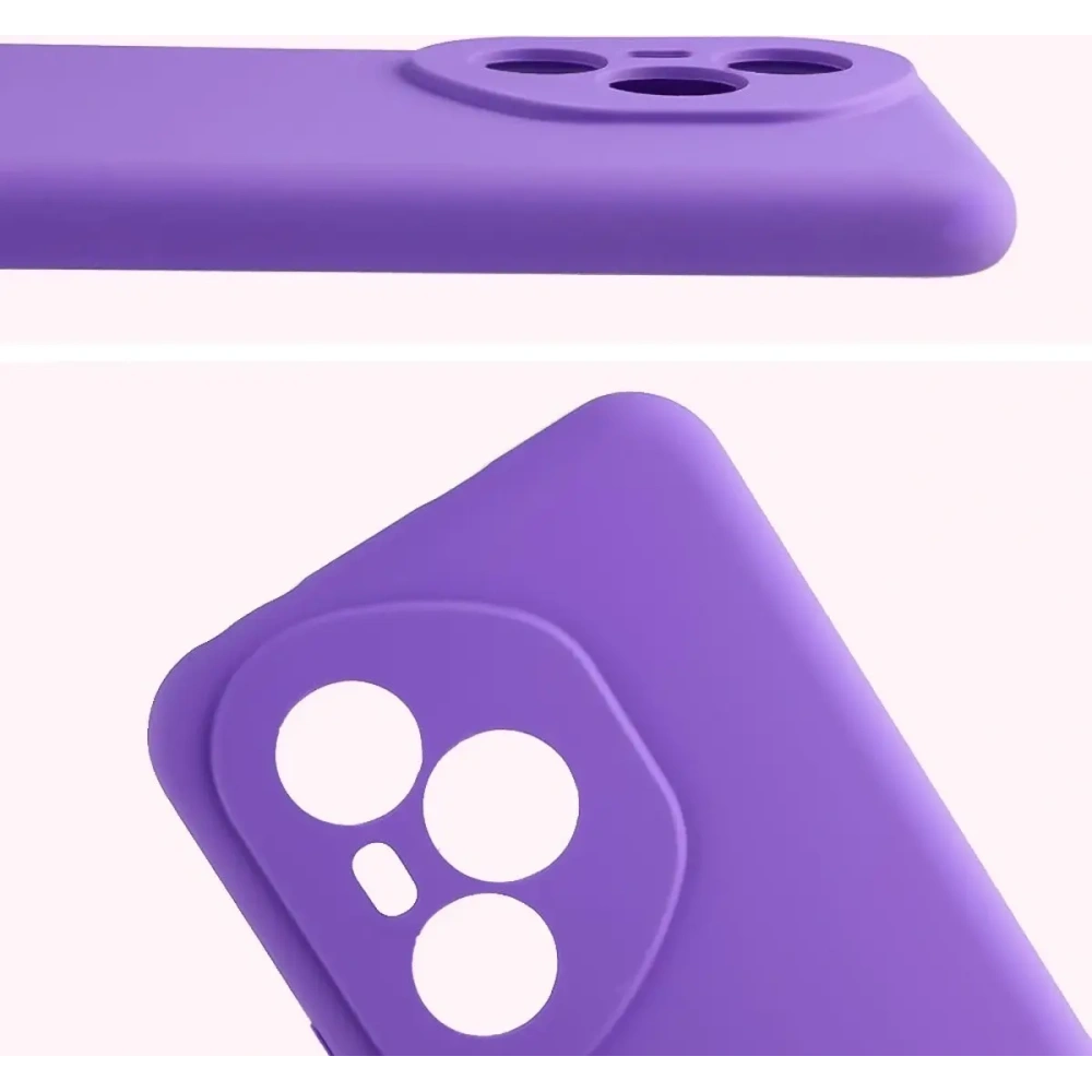 Silikonowe etui Bizon Soft Case do Honor 400 Pro fioletowe