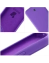 Silikonowe etui Bizon Soft Case do Honor 400 Pro fioletowe