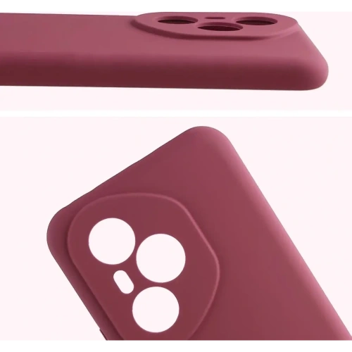 Silikonowe etui Bizon Soft Case do Honor 400 Pro ciemnofioletowe