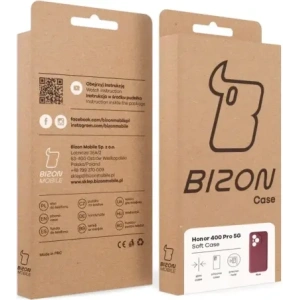 Bizon Soft Case Honor 400 Pro tmavě fialový