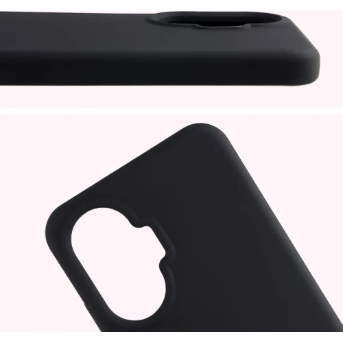 Silikonowe etui Bizon Soft Case do Xiaomi POCO F7 czarne