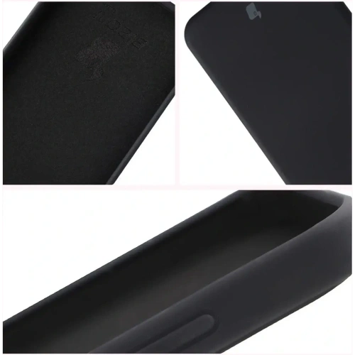 Silikonowe etui Bizon Soft Case do Xiaomi POCO F7 czarne