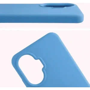 Silikonowe etui Bizon Soft Case do Xiaomi POCO F7 niebieskie