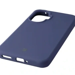 Silikonowe etui Bizon Soft Case do Xiaomi POCO F7 ciemnoniebieskie