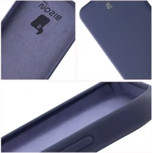 Silikonowe etui Bizon Soft Case do Xiaomi POCO F7 ciemnoniebieskie