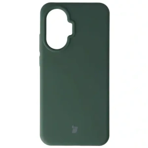 Silikonowe etui Bizon Soft Case do Xiaomi POCO F7 ciemnozielone