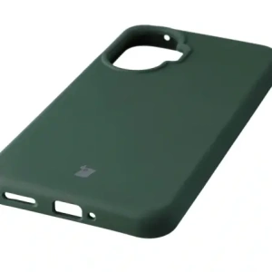 Silikonowe etui Bizon Soft Case do Xiaomi POCO F7 ciemnozielone