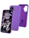 Silikonowe etui Bizon Soft Case do Xiaomi POCO F7 fioletowe