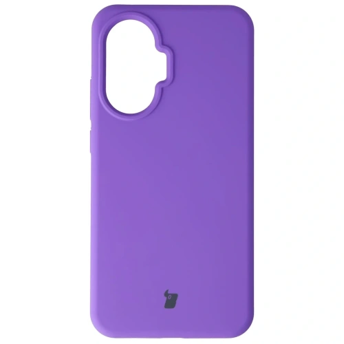 Silikonowe etui Bizon Soft Case do Xiaomi POCO F7 fioletowe