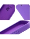 Silikonowe etui Bizon Soft Case do Xiaomi POCO F7 fioletowe