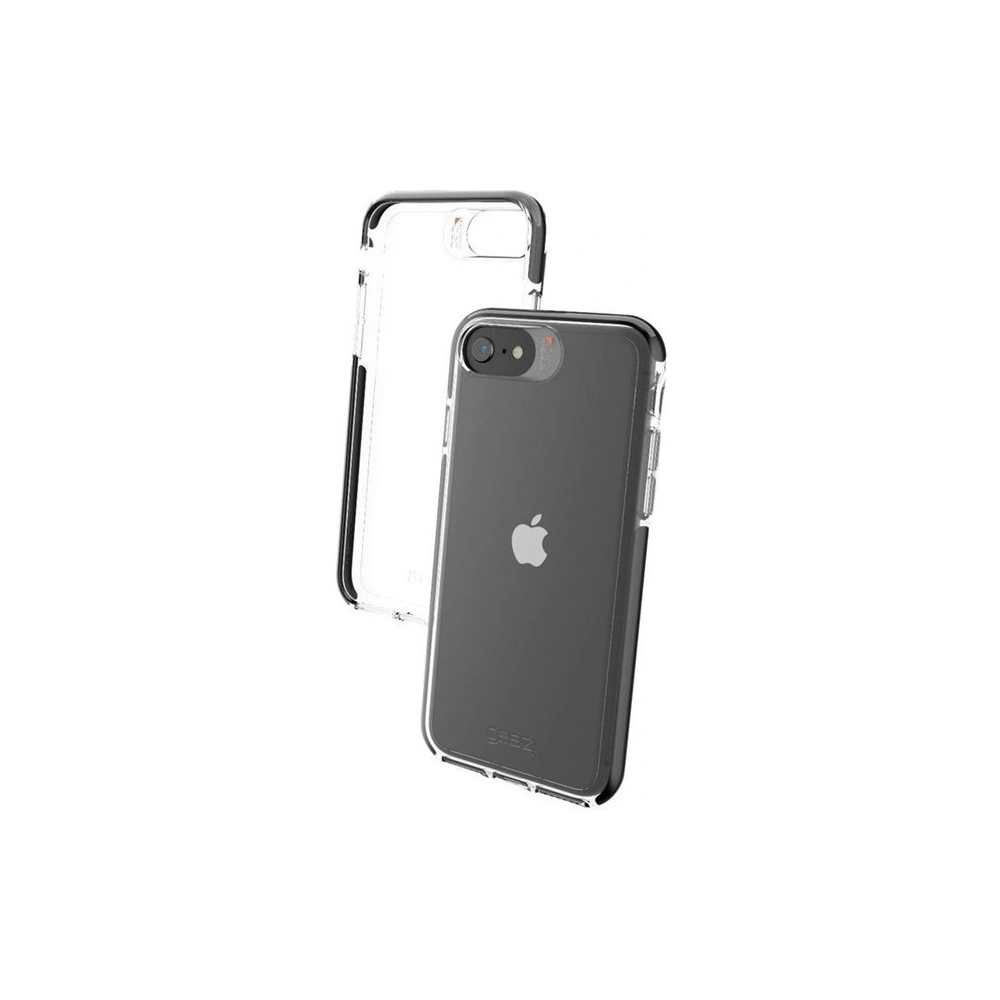 Hurtownia GSM - Etui z powłoką antybakteryjną GEAR4 Piccadilly Apple iPhone SE 2022/SE 2020/8/7 (czarne) - GER070BLK - {ean13} - Hurt