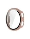Etui ze szkłem do zegarka Bizon Case+Glass Watch do Samsung Galaxy Watch 8 40mm różowe