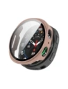 Etui ze szkłem do zegarka Bizon Case+Glass Watch do Samsung Galaxy Watch 8 40mm różowe