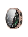 Etui ze szkłem do zegarka Bizon Case+Glass Watch do Samsung Galaxy Watch 8 40mm różowe