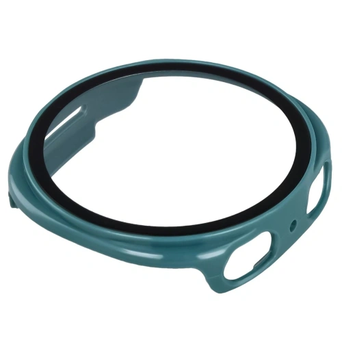 Etui ze szkłem do zegarka Bizon Case+Glass Watch do Samsung Galaxy Watch 8 40mm zielone