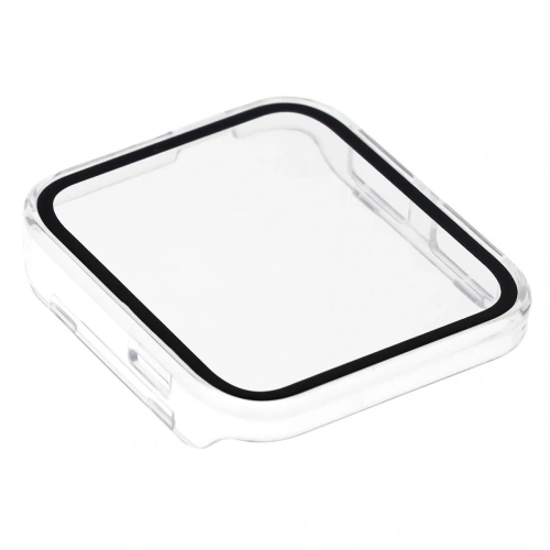 Etui ze szkłem do zegarka Bizon Case+Glass Watch do Garmin Venu X1 przezroczyste