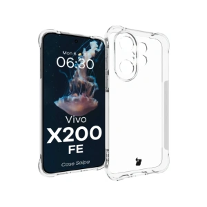 Elastyczne etui Bizon Case Salpa do Vivo X200 FE przezroczyste