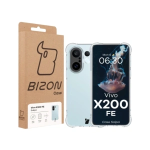 Elastyczne etui Bizon Case Salpa do Vivo X200 FE przezroczyste