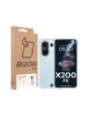 Elastyczne etui Bizon Case Salpa do Vivo X200 FE przezroczyste