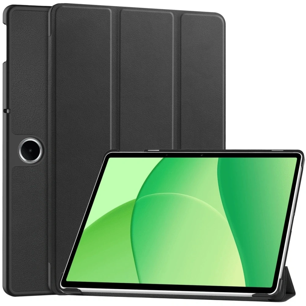Etui z klapką Bizon Case Tab Croc do OnePlus Pad Lite / Oppo Pad SE czarne