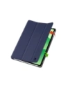 Etui z klapką Bizon Case Tab Croc do OnePlus Pad Lite / Oppo Pad SE granatowe