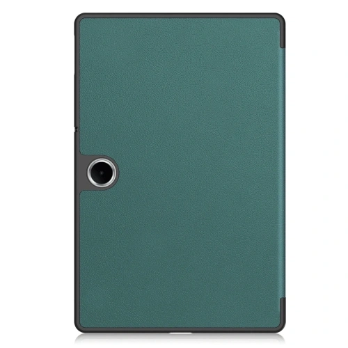 Etui z klapką Bizon Case Tab Croc do OnePlus Pad Lite / Oppo Pad SE ciemnozielone