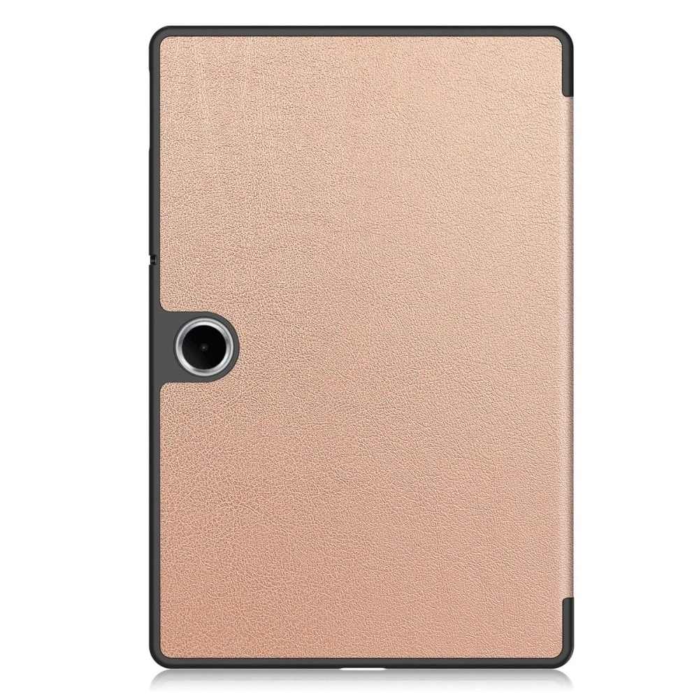 Etui z klapką Bizon Case Tab Croc do OnePlus Pad Lite / Oppo Pad SE różowozłote