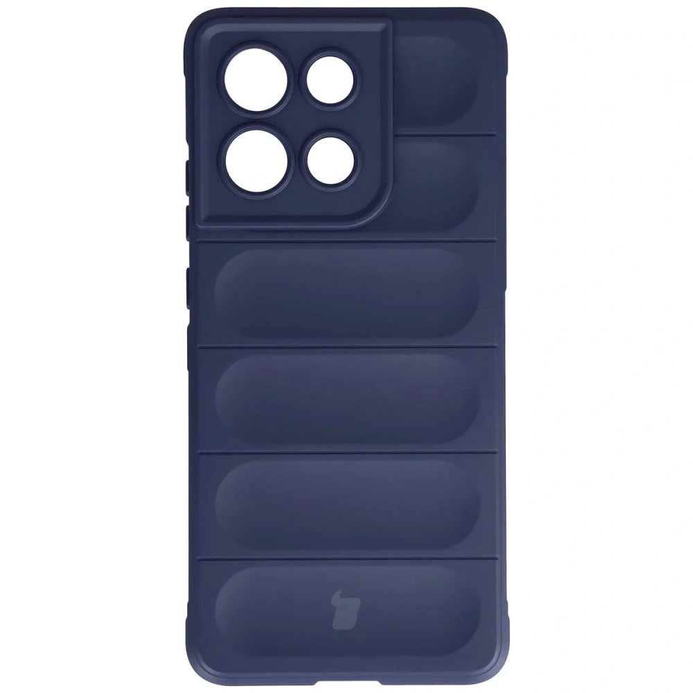 Pancerne etui Bizon Case Tur do Motorola Moto G86 5G granatowe