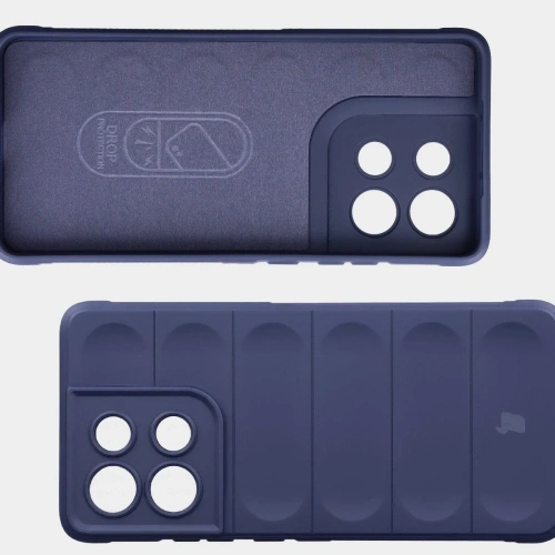 Pancerne etui Bizon Case Tur do Motorola Moto G86 5G granatowe