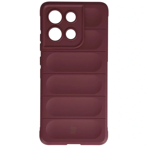 Pancerne etui Bizon Case Tur do Motorola Moto G86 5G burgundowe