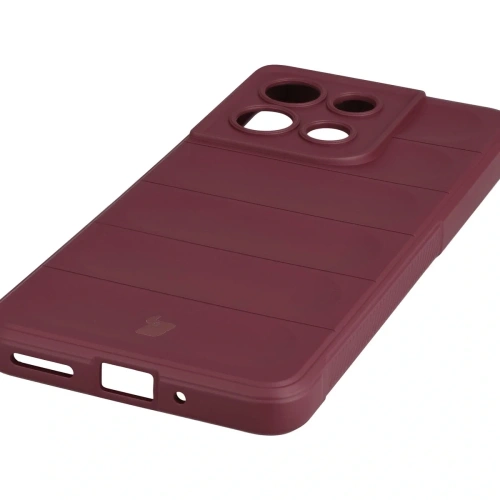 Pancerne etui Bizon Case Tur do Motorola Moto G86 5G burgundowe