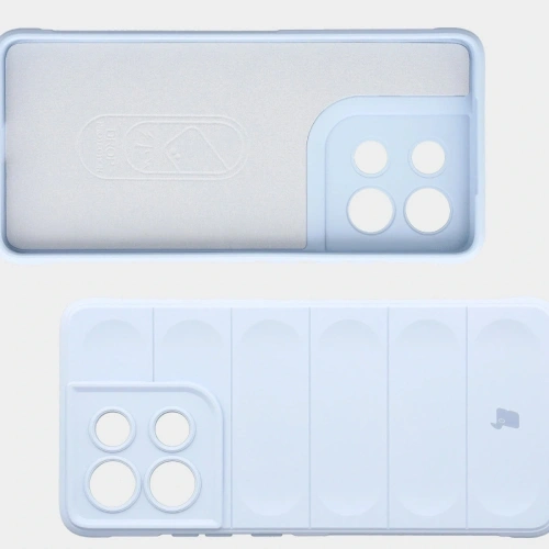 Pancerne etui Bizon Case Tur do Motorola Moto G86 5G jasnoniebieskie