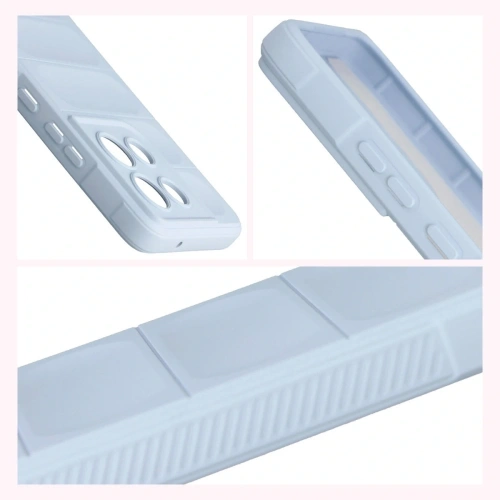 Pancerne etui Bizon Case Tur do Motorola Moto G86 5G jasnoniebieskie