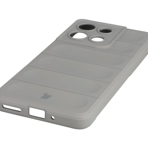 Pancerne etui Bizon Case Tur do Motorola Moto G86 5G jasnoszare