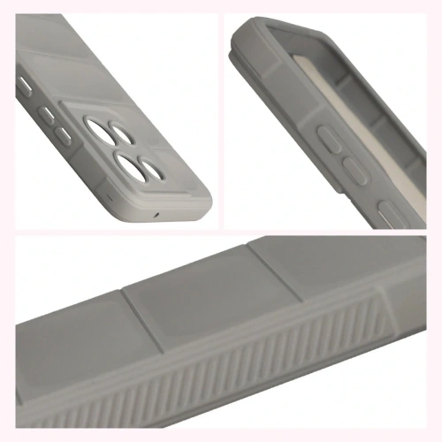 Pancerne etui Bizon Case Tur do Motorola Moto G86 5G jasnoszare