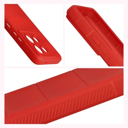 Pancerne etui Bizon Case Tur do Motorola Moto G86 5G czerwone